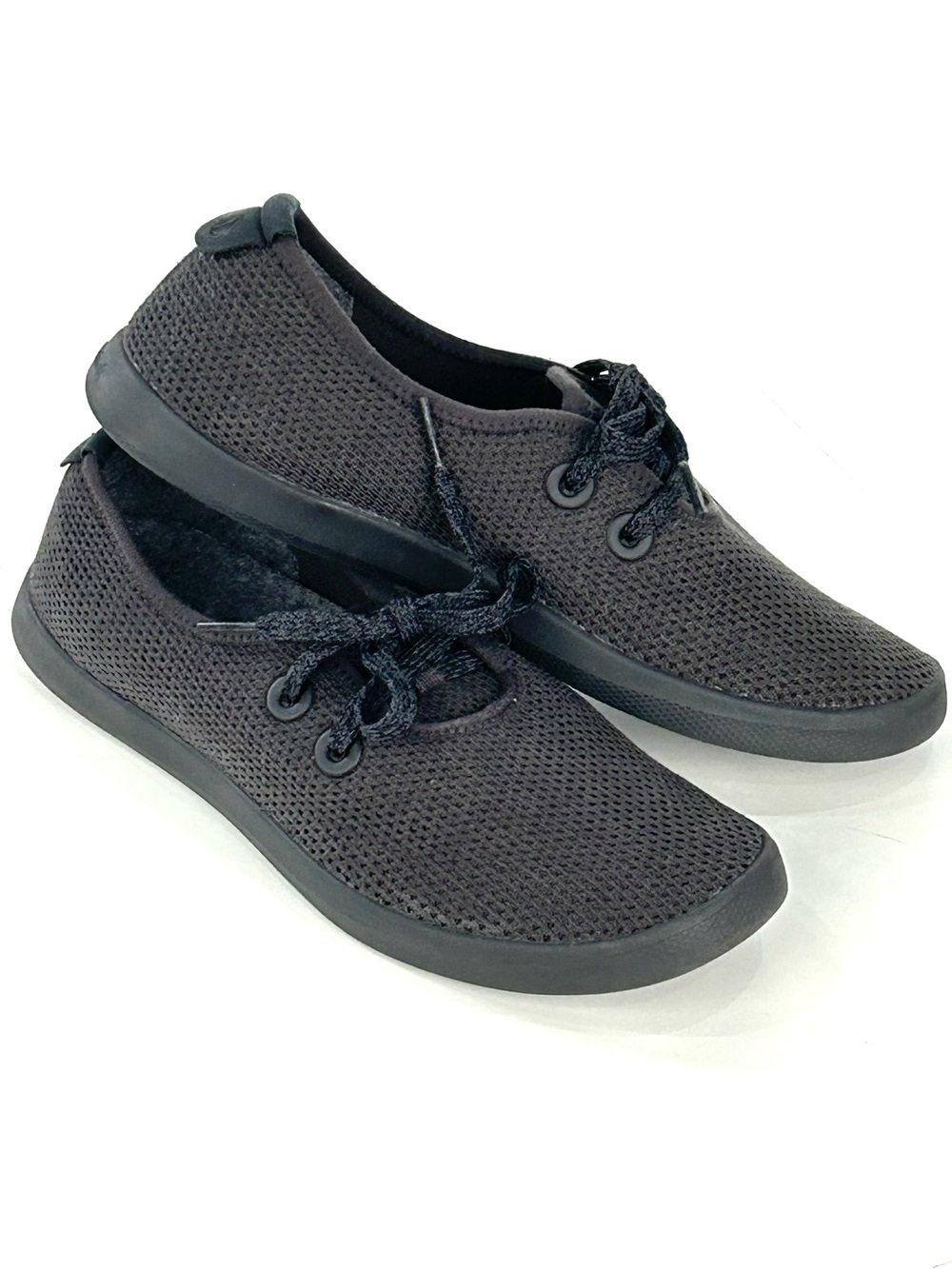 Allbirds Tree Skippers Women’s 9 Black Knit Lightweight Casual Sneakers